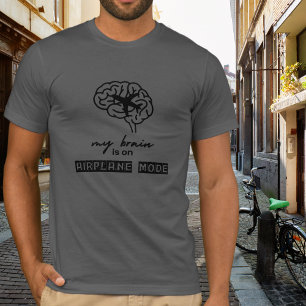 T-shirt Cadeau drôle pour collègue avec mon cerveau en mod