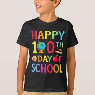 T-shirt Cadeau drôle pour garçons et filles de l'école 100