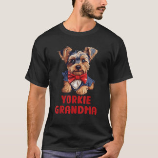 T-shirt Cadeau drôle pour mamie amoureuse de Yorkie, amate