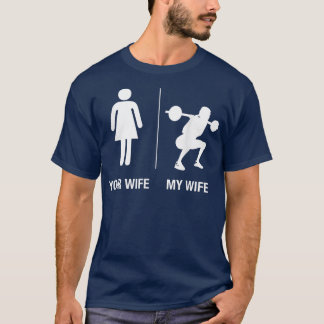 T-shirt Cadeau drôle pour mari , femme qui fait de la musc