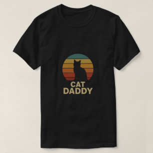 T-shirt Cadeau drôle pour papa chat vintage 2026