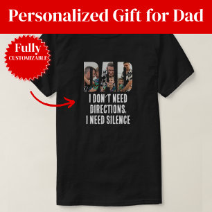 T-shirt Cadeau drôle pour papa sans directions
