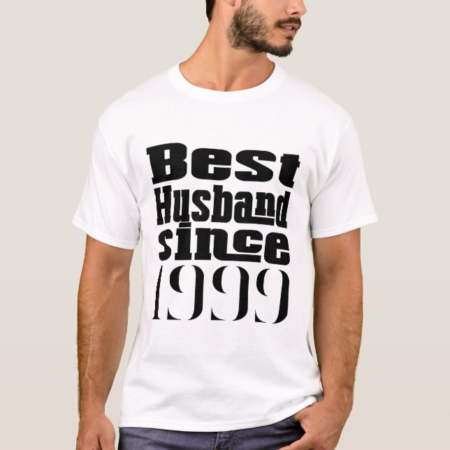 T-shirt Cadeau Du 25E Anniversaire Pour Mari. mariage de 2 (Devant)
