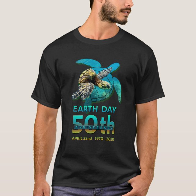 T-shirt Cadeau du 50e anniversaire du Jour de l'terre de l (Devant)