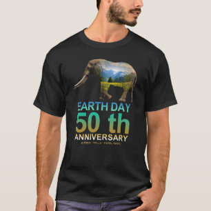 T-shirt cadeau du 50e anniversaire du Jour de l'terre des 