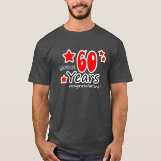 T-shirt Cadeau du 60e anniversaire