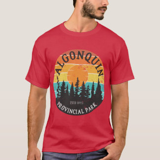 T-shirt Cadeau du coucher de soleil du parc provincial Alg