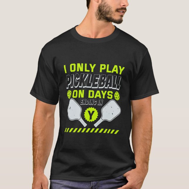 T-shirt cadeau du joueur de pickball (Devant)