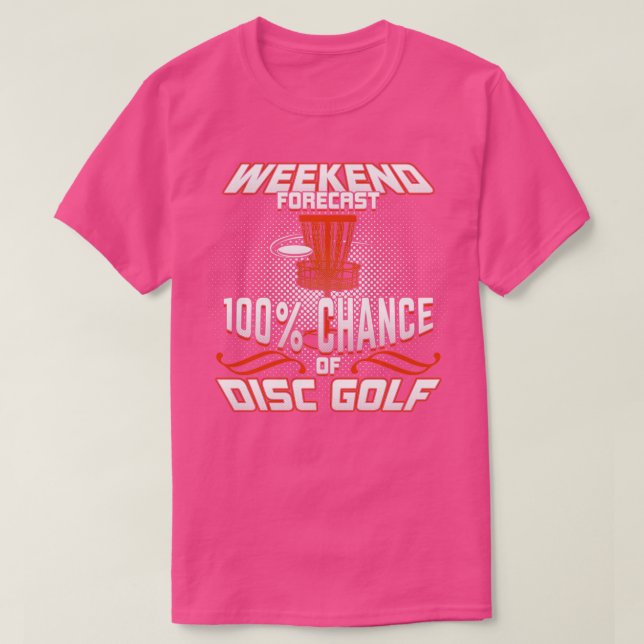 T-shirt Cadeau du lecteur de golf de disque (Design devant)