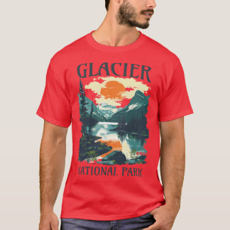 T-shirt Cadeau du parc national de Glacier