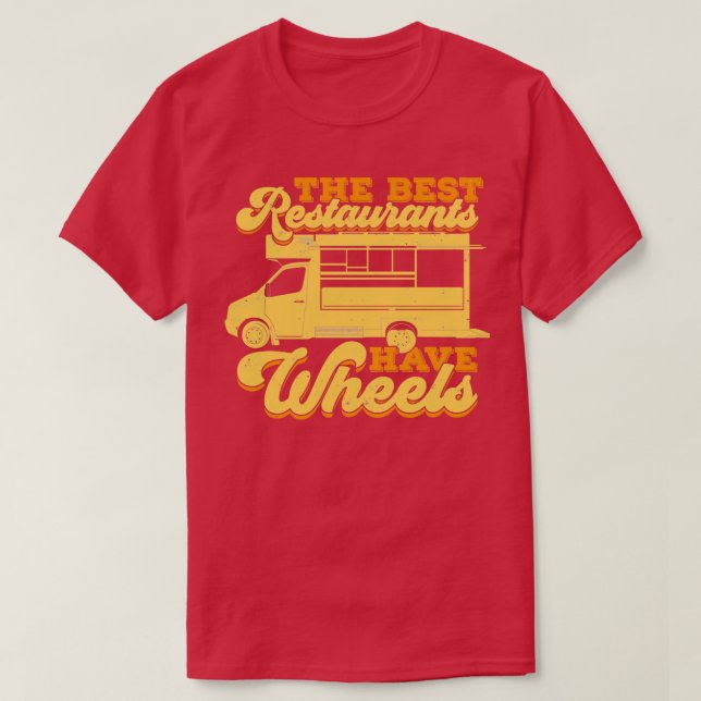 T-shirt Cadeau du propriétaire du camion-alimentation (Design devant)