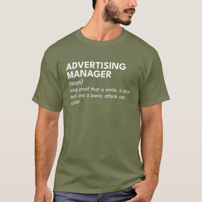 T-shirt Cadeau du responsable marketing (Devant)