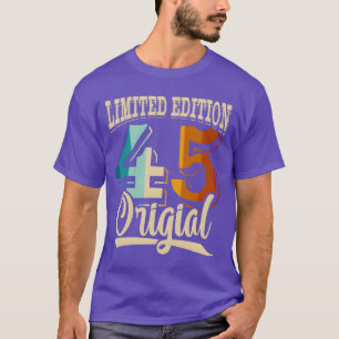 T-shirt Cadeau édition limitée 80 ans 1945 pour 80e annive