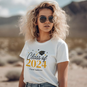 T-shirt Cadeau élégant pour la promotion 2024 Diplômé Cade
