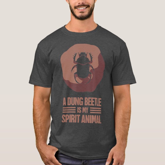 T-shirt Cadeau Entomologiste de l'insecte du dung - Beetle (Devant)