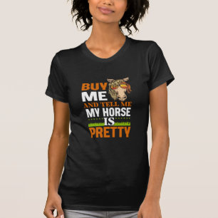 T-shirt Cadeau équestre Achetez-Moi Et Dites-Moi