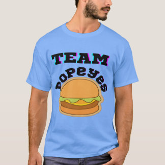 T-shirt Cadeau Équipe Sandwich au Poulet Popeyes