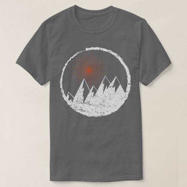 T-shirt Cadeau Escalade Sunshine Mountain (Design devant)