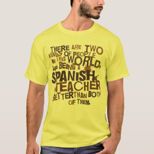 T-shirt Cadeau espagnol de professeur