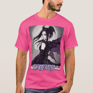 T-shirt Cadeau Evanescence Amy Lee Anime Fan Art