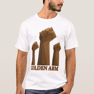 T-shirt Cadeau Expert Soudure de Tuyau Bras Doré