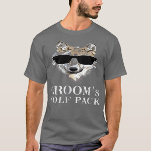 T-shirt Cadeau Extraordinaire Bachelor Party Grooms Wolf P