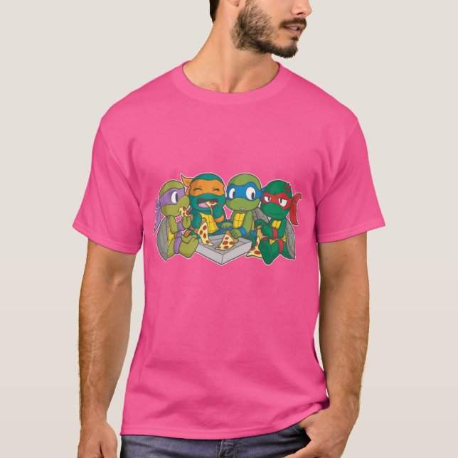 T-shirt Cadeau fête de pizza (Devant)
