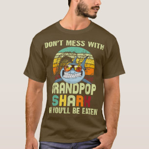 T-shirt Cadeau Fête des pères Mens Pour PapaDont Mess Avec