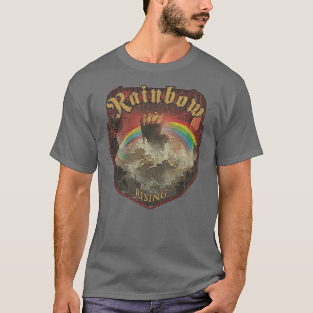 T-shirt Cadeau fille Rainbow Rising 1976 (Devant)