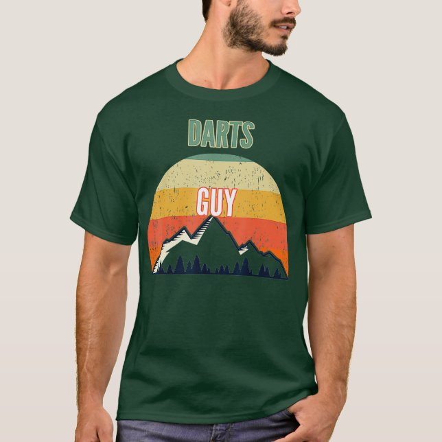T-shirt Cadeau fléchettes pour hommes Darts Guy (Devant)
