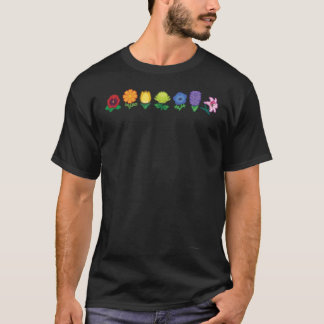 T-shirt Cadeau Fleur de pouvoir arc-en-ciel