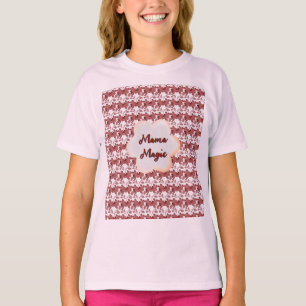 T-shirt Cadeau floral personnalisé et sur mesure pour la f