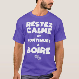 T-shirt cadeau garçon bar bar bistro alcool humour homme