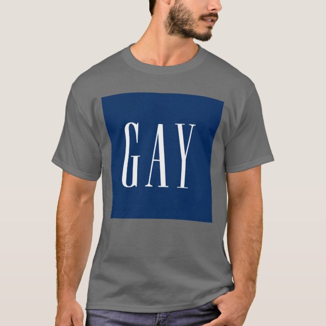 T-shirt cadeau gay gap (Devant)