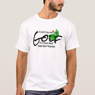 T-shirt Cadeau Golfer Papa, Comme Tournoi De Golf Funny Go
