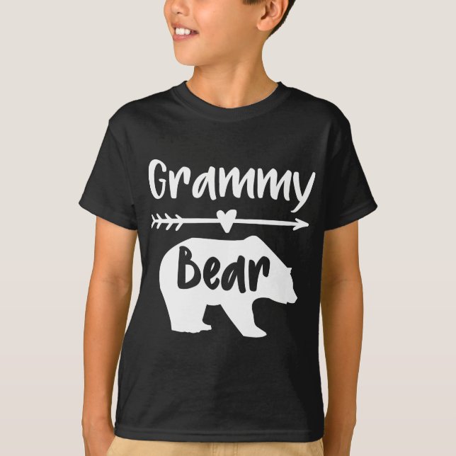 T-shirt Cadeau Grammy Bear pour grand-mère (Devant)