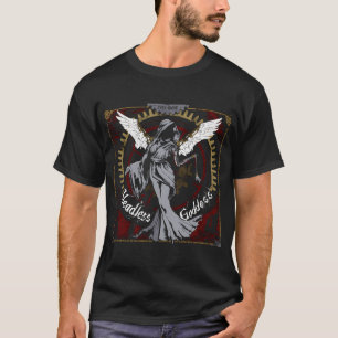 T-shirt Cadeau graphique drôle Nemophila déesse sans tête 