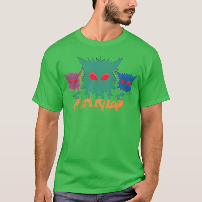 T-shirt Cadeau groupe de chats (Devant)