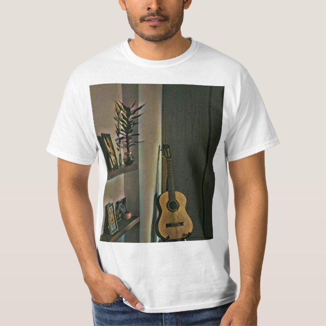 T-shirt cadeau guitariste cool (Devant)