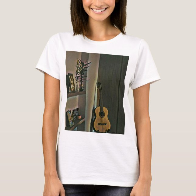 T-shirt cadeau guitariste cool (Devant)