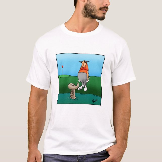 T-shirt Cadeau Hilarious Golf Humour Tee - shirt (Devant)