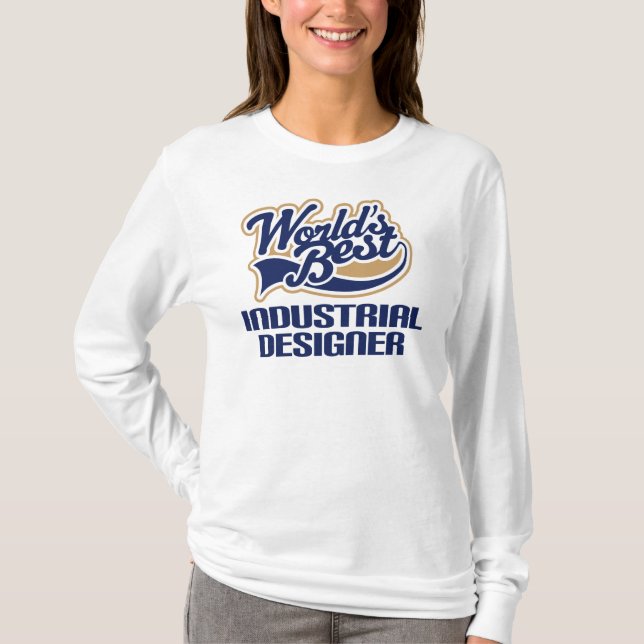 T-shirt Cadeau industriel de concepteur (mondes meilleurs) (Devant)