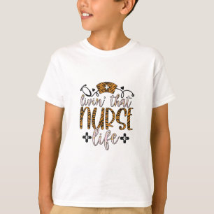 T-shirt Cadeau infirmière   Vivre Cette Vie Infirmière