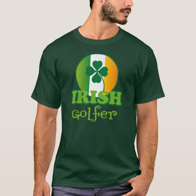 T-shirt Cadeau irlandais de golfeur (Devant)