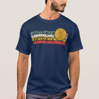 T-shirt Cadeau Kangourou Australie Vintage Rétro 80s Couch