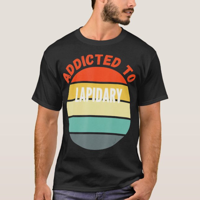 T-shirt Cadeau lapidaire accroché à lapidaire _1 (Devant)