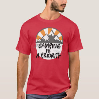 T-shirt Cadeau légendaire de camping depuis toujours