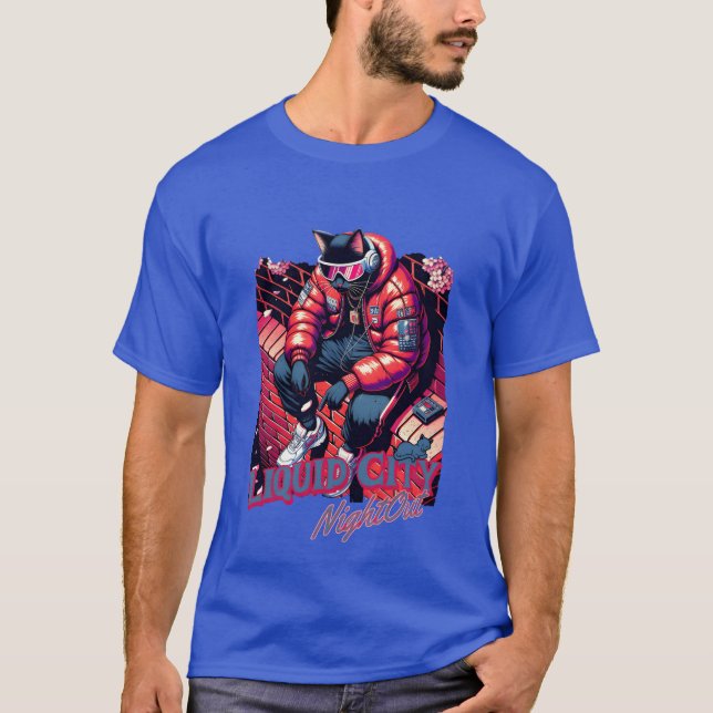 T-shirt Cadeau Liquid City Night Out (Devant)