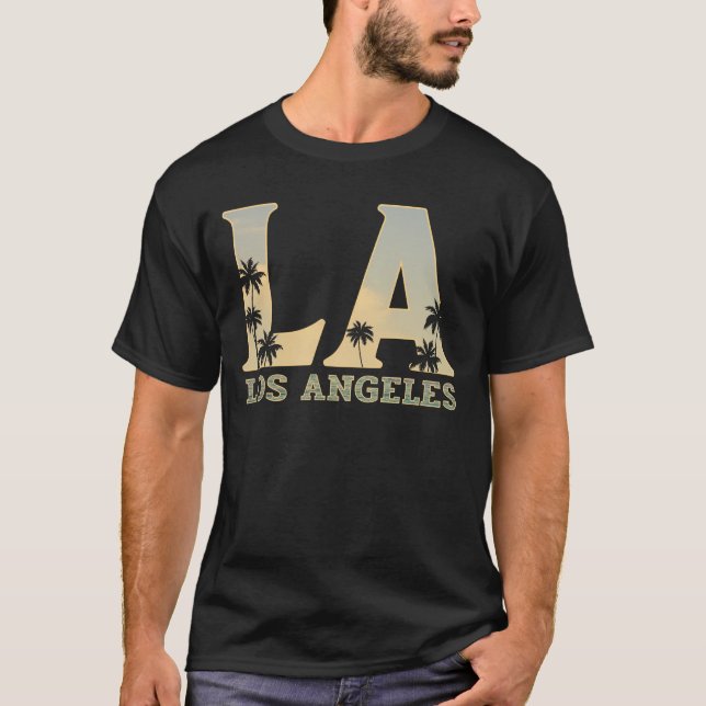 T-shirt Cadeau Los Angeles LA California (Devant)
