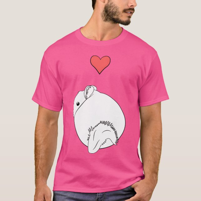T-shirt Cadeau Love Chinchilla (Devant)